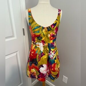 Ronni Nicole Floral Sleeveless Mini dress Sz 6